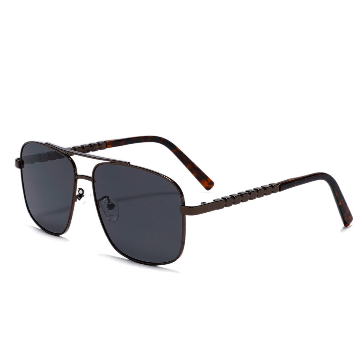 Attractive Glasses Men's Vintage Polarized Sunglasses For Frame Collar Design Modern Glasses Retro Texture Trendy Accessories Daily Commuting
