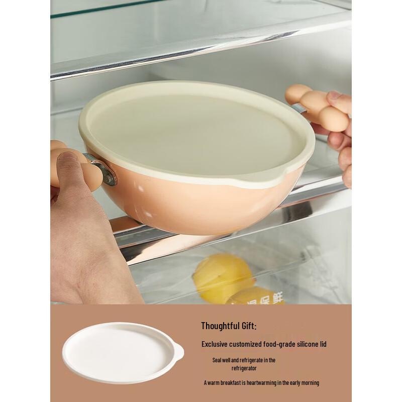 COOKER KING 20cm Non-stick Ceramic Wok with Double Handles