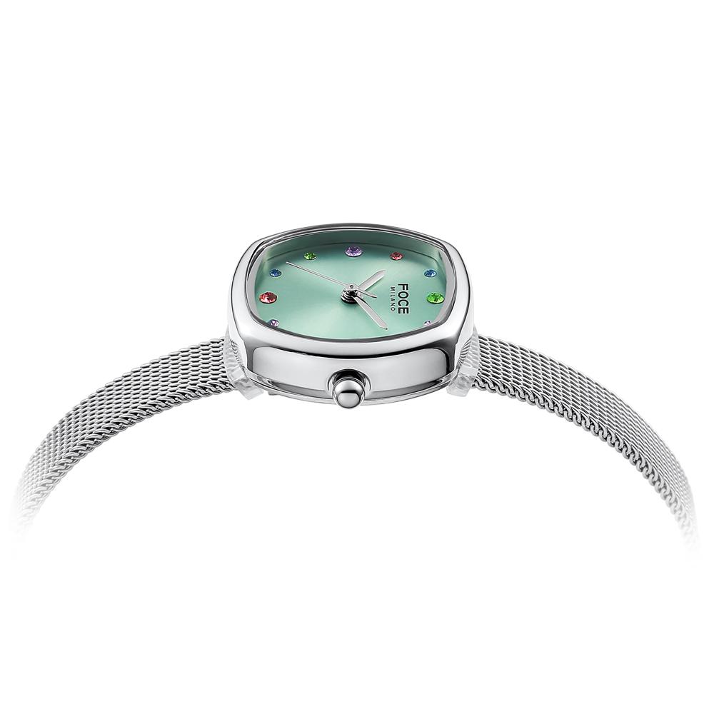 Pocheleidi Women'S Macaron Watch Changeable Band Fm2016Gn Free Leather Band