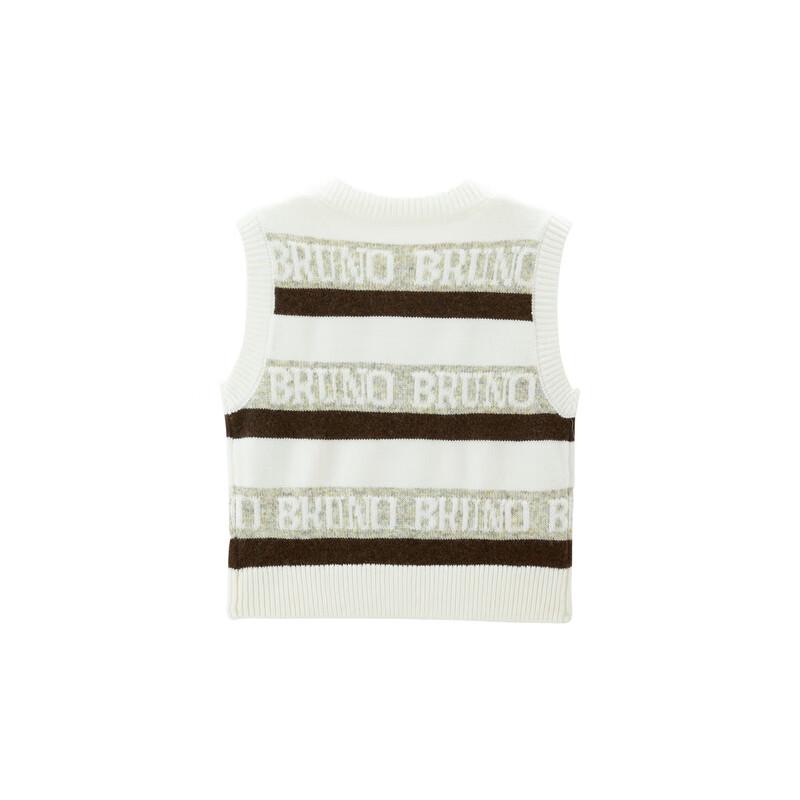LEDiN V-Neck Letter Stripe Tank Top