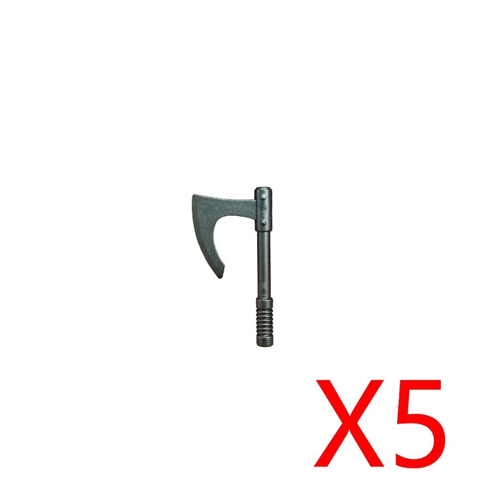 MOC Military Medieval Building Blocks Accessories Soldier Figures Bicolor Weapons Crossbow Sword helmet Tomahawk Toy Gift X006
