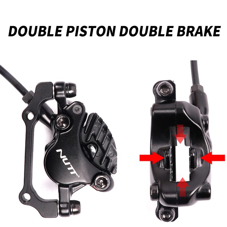 Frână cu Disc cu 2 Pistoane NUTT pentru Bicicletă MTB Bicicletă de Șosea Kit Hidraulic de Piese pentru Bicicletă cu Componente de Frână de Înaltă Performanță