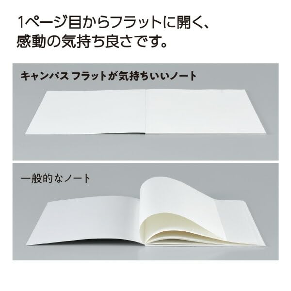 KOKUYO Campus Flat Dotted Ruled of Notebook, Lines, B-ruled, Blue, No-FL3CBT-B [Set 10]