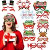 Christmas Party Reindeer Cartoon PVC Glasses