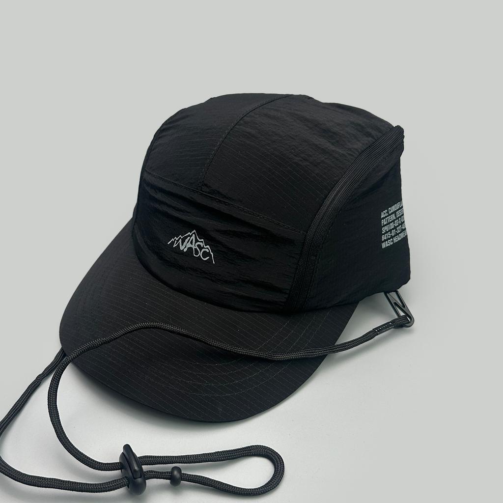 Amerikanische Schnelltrocknende Baseballkappe mit Seitentasche für Briefe, Windschutzseil, für Männer und Frauen, für Outdoor-Camping, Personalisierbare Kappe