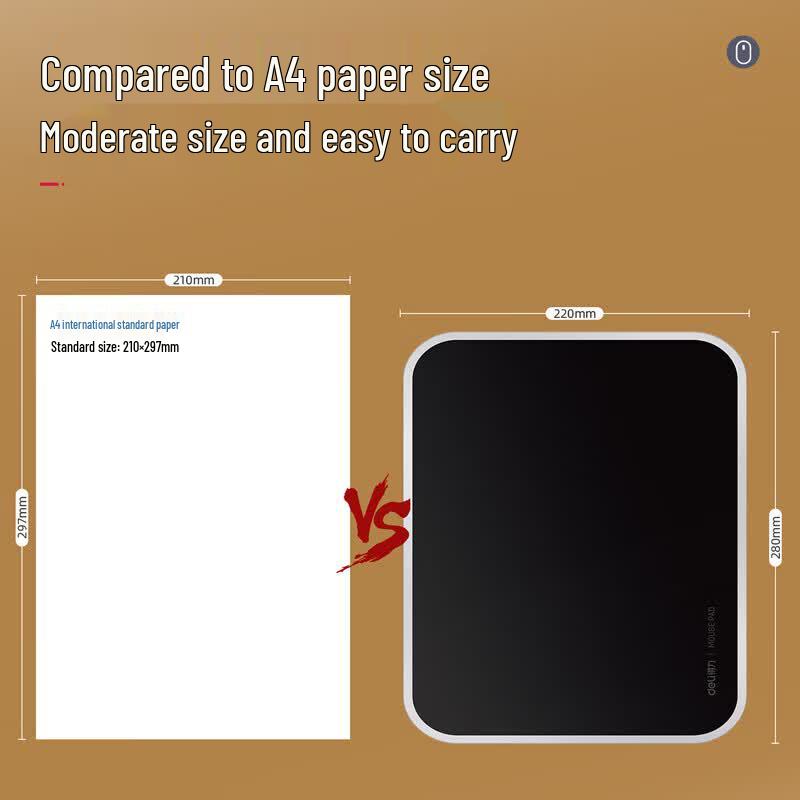 Deli Comfortable & Durable Resin Mouse Pad