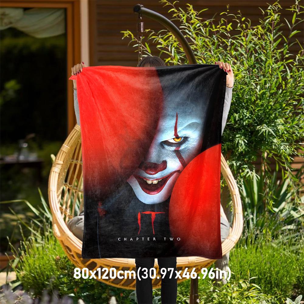 IT Chapter Two - Throw Blanket, Soft Bedding Cover, Flannel Blankets, Living Room, Travel, Camping,All Seasons Use03 80x120cm(31x47inch)