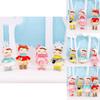 Adorable Metoo Plush Girl Doll Soft Short Plush Stuffed Toy With Pp Cotton Filling Cute Bag Pendant For Kids And Collectors