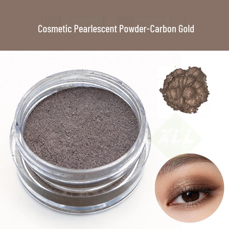 Cosmetic-Grade Pearlescent Gold & Silver Rose Red Mica Pigment: Super Shiny Stage Makeup, Eyeshadow, and Highlighter Glitter.