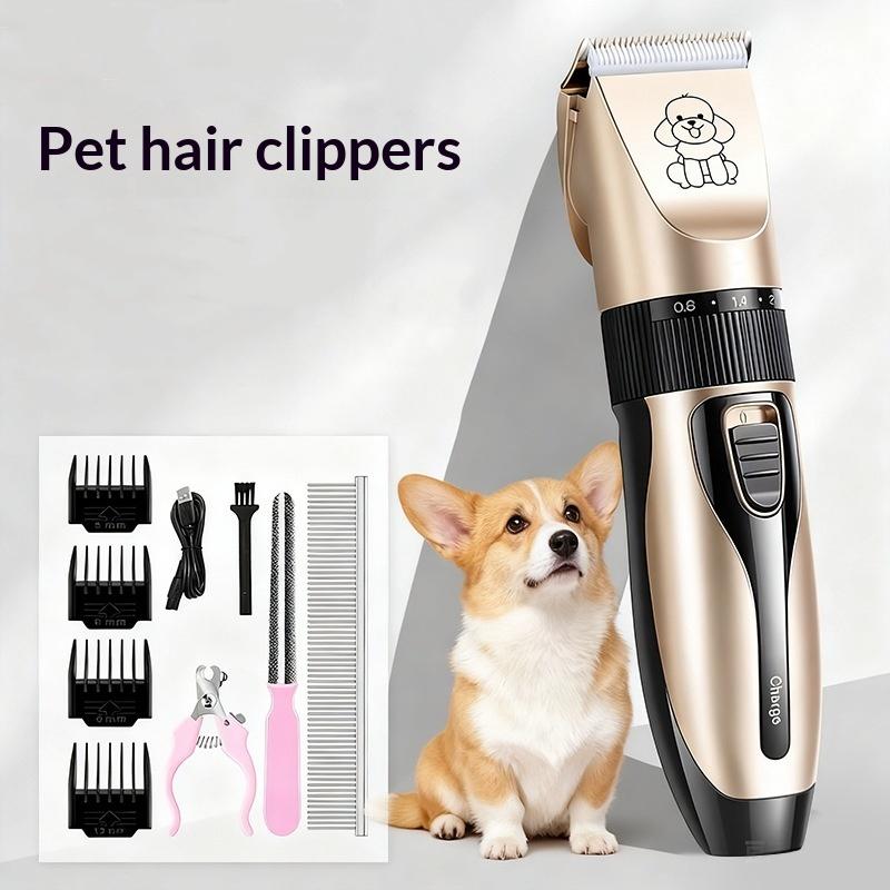 Pet Hair Clipper Haircut Trimmer Shaver Set Cat/Dog/Rabbit Grooming Clipper Cutter Pet Supplies Electric Scissors Set Supplies