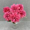 Silk Petals Dahlia Artificial Flower 7 Heads Faux Flower Simulation Flower  Living Room Decor