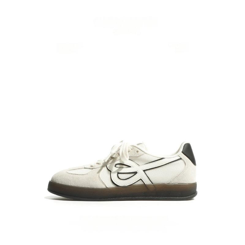 Leather Retro Red Women's Summer New Breathable Versatile Lace-up Heightening Casual Shoes