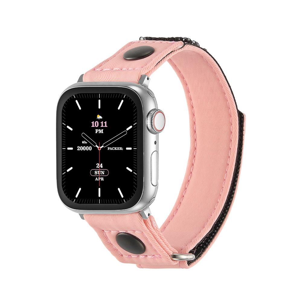 Taimpeullig Packer Apple Watch Strap 6 Se2 Ultra 6 Galaxy Watch 6 Compatible Band - Pink