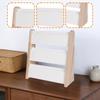 3 Tier Necklace Display Stand Chains Holder Wood Freestanding Jewelry Organizer Rack for