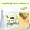 Honeysuckle Chrysanthemum Goji Berry Cooling Tea – 10 Triangular Zipper Bags (10g Each) for Health and Flower Preservation.