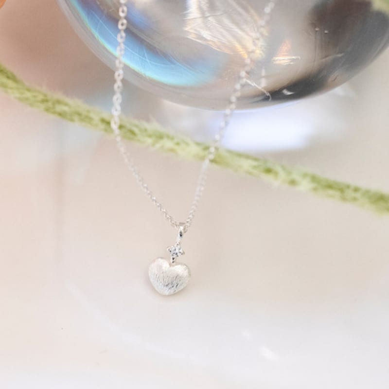 GETMEBLING Heart Cubic Necklace