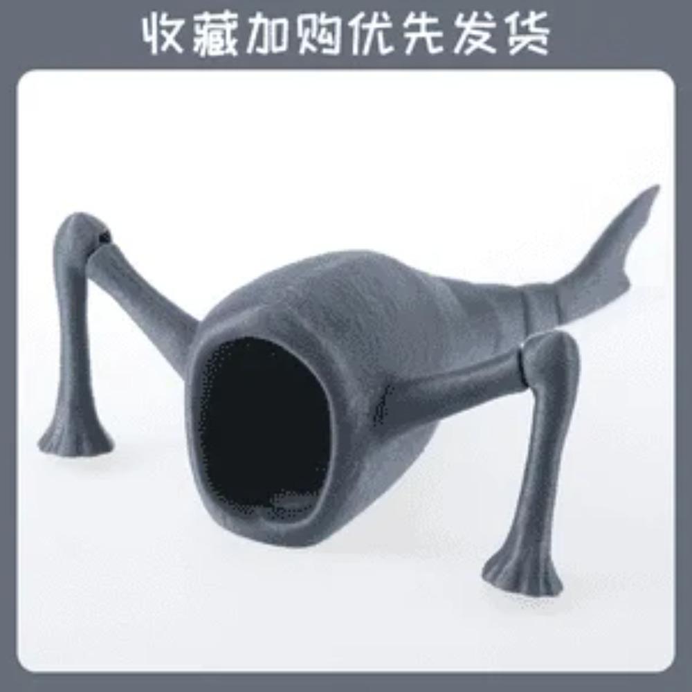 Oficjalny Autentyczny Głębinowy Gigantyczny Potwór Morski, Model Potwora Morskiego, Zabawka Morska Zjadaczka, Abstrakcyjna Ozdoba na Biurko, Prezent Urodzinowy