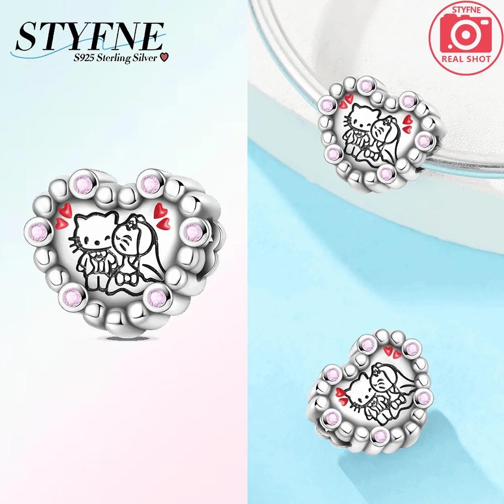 

Charms Plataoriginales Newlyweds Heart Beads For Charms Copper Bracelet Beads Jewellery Making Women S Gift