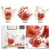 Chinese Flower Basket Ornament Decorative Desktop Photo Props Spring Festival Wall Hanging Harvest