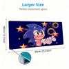 Sonic the Hedgehog Print  Cushion Non-slip Laptop Tablet Big Mousepad XXL Mat Mini PC Playmat With Lock edge