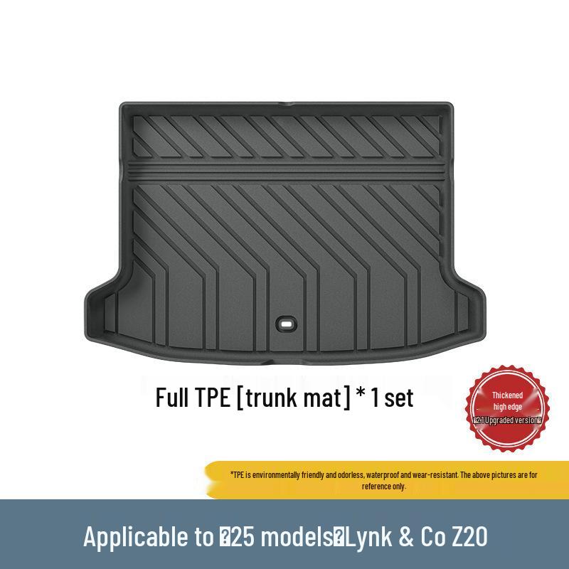 Compatible TPE Floor Mats & Trunk Mats for 25 Lynk & Co Z20 Models - Vehicle-Specific Seat Back Mats Included