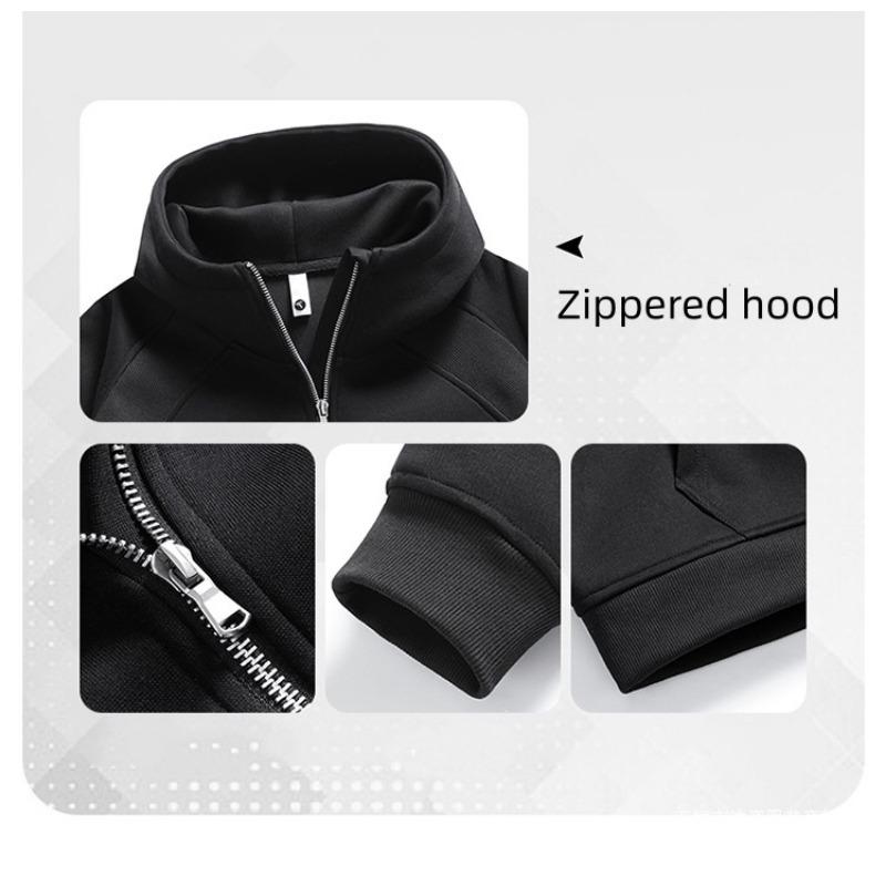Men Casual Half Zip Hoodies Men Women Sweatshirt Long Sleeve Pullover Sweatshirts Spring Autumn Hoodie Jacket
