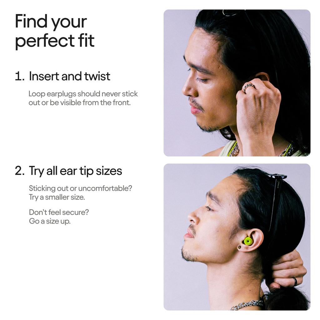 Ohrstöpsel mit Loop-Switch, Ohrstöpsel zur Geräuschreduzierung, einstellbarer passiver Gehörschutz, geeignet für Konzentration, Reisen, Konzerte, Versammlungen