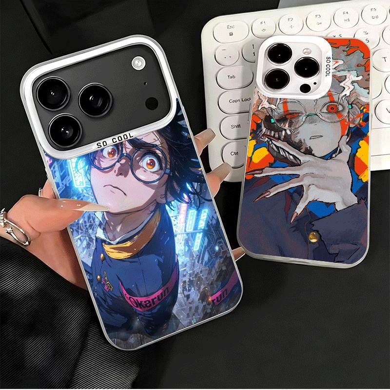 D-Dandadans O-Okarun Anime Shockproof Phone Case for iPhone 17 Air 16 16E 15 Pro Max 14 Plus 13 Mini 12 Back Cover Anti Fall Fun