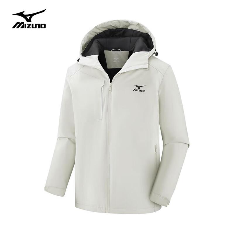 Mizuno Men's Hooded Outdoor Cotton Padded Jacket