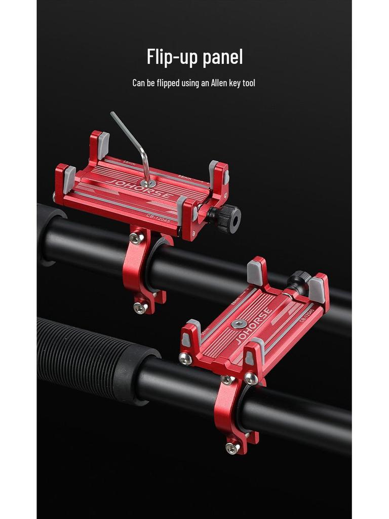 360° Rotatable Anti-Shake Phone Mount for Bikes and Motorcycles