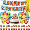 Superthings Dekoracje na Urodziny Baner Balony Tło Toppery na Tort Akcesoria Imprezowe Akcesoria Imprezowe Upominek na Baby Shower