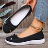 Women's Spring Fashion Solid Color Versatile Slip-On Soft Sole Durable Comfortable Lightweight Sneakers