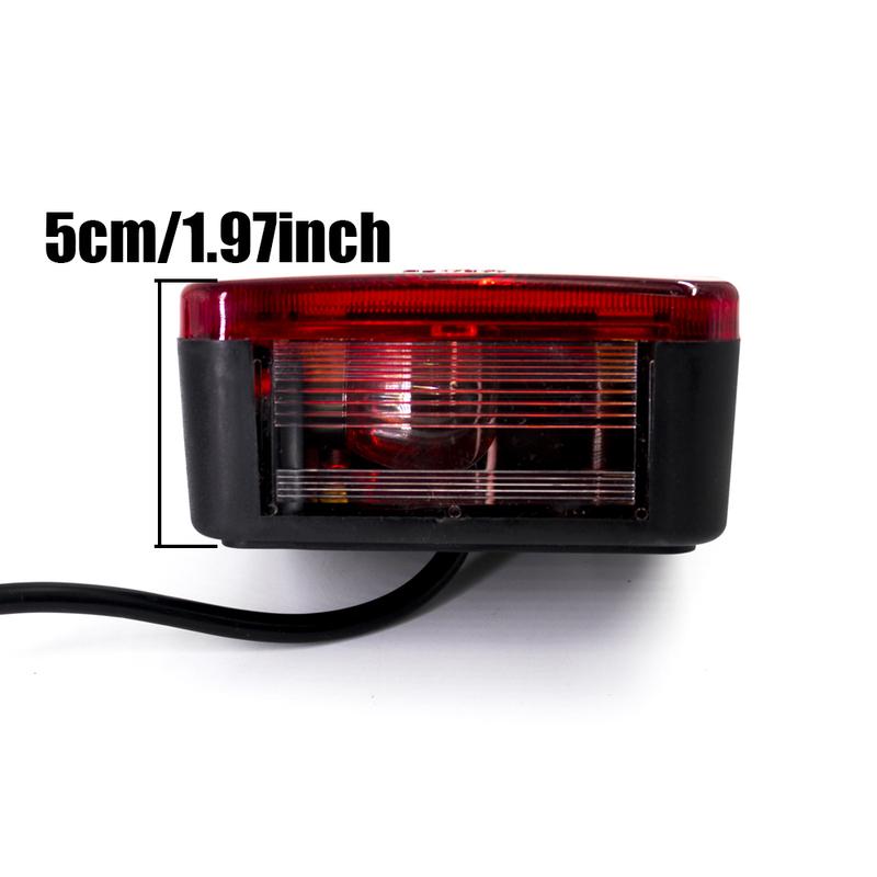 1 Set 12V Trailer Lightboard Taillight 10m Cable 7 Pin Brake Stop License Number Plate & Reflector Turn signal & Warning light