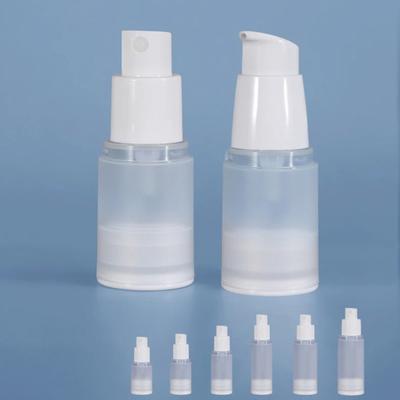 Portable Vacuum Cosmetic Bottles Refillable Frosted Duckbill Pump Fine Mist Spray Bottle Lotion Dispenser Cream Container Travel