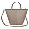 MICHAEL KORS Flora Monogram Coated Canvas Crossbody Tote Medium Women's Beige