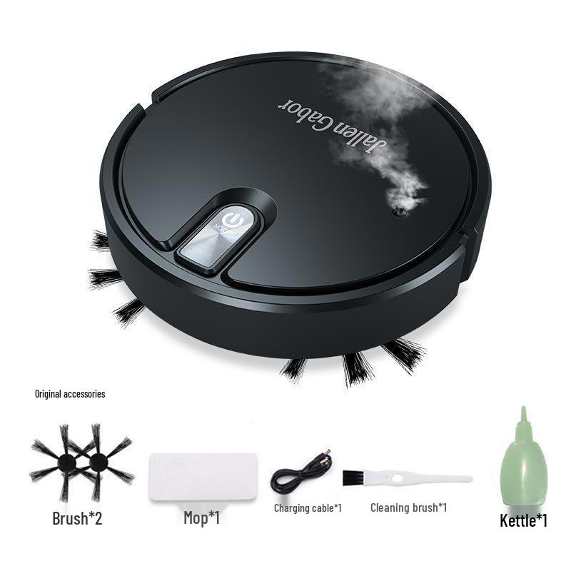 Smart 3-in-1 Robotic Vacuum Cleaner: Rechargeable & Compact Home Appliance