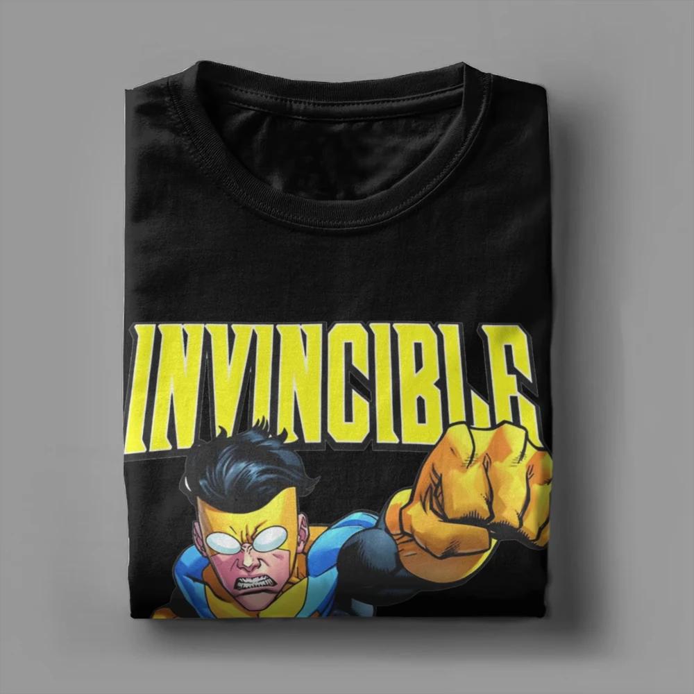 Nepřemožitelné Tričko s Potiskem Léto Komiks Anime Harajuku Trička Pánská Dámská Bavlna Kulatý Výstřih Top Trička Krátký Rukáv Estetické Topy