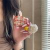 Korean Contrasting Color Plaid Cute Puppy for AirPods 1 /pro1 Earphone Protective Case Cover Two or Three Generations of New Models