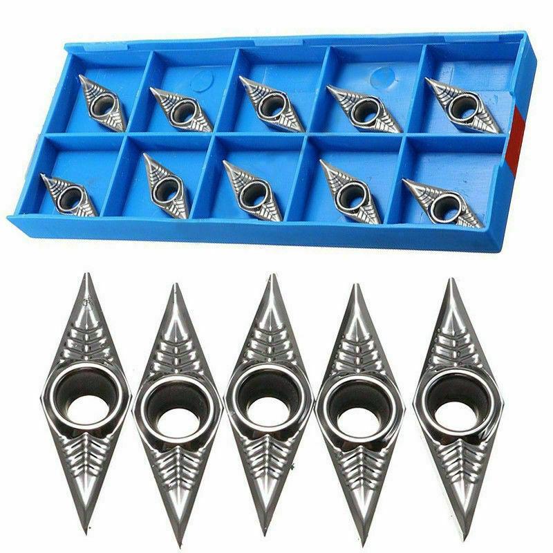 Versatile CNC Carbide Inserts Blade Cutter Lathe Turning Tool Kit 10pcs