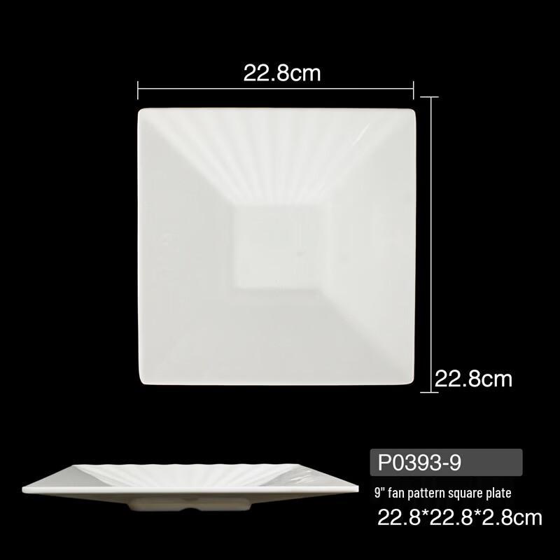 Melamine 3-Compartment Dumpling Plate