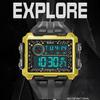 Outdoor Sport Watch Men Luminous Waterproof Watch Screen Electronic Digital Wrist Watch