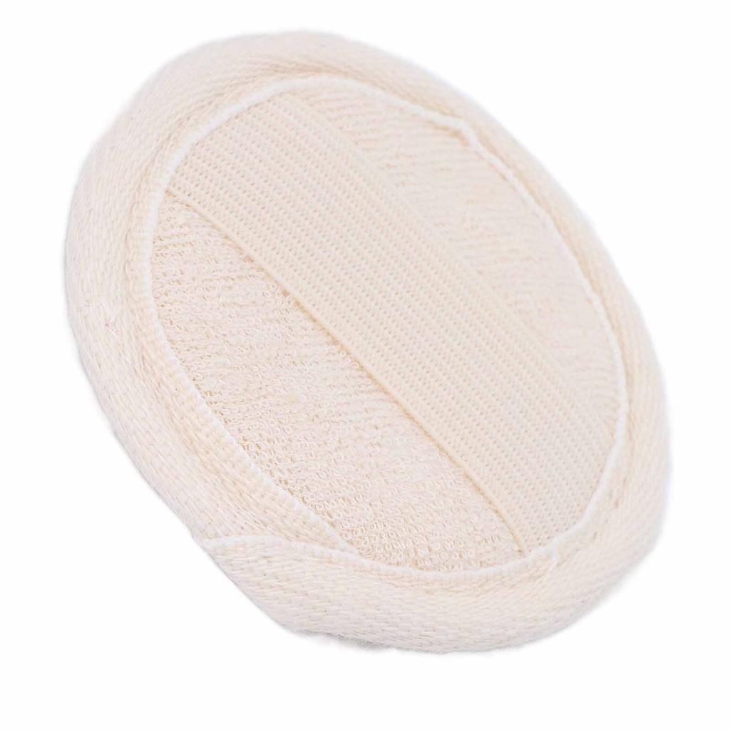 Exfoliating Loofah Pad Facial Body Scrubber Men Women Shower Bath Loofa Sponge PadWhite