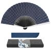Aluminum Folding Fan for Men Alloy Folding Fan Durable Metal Folding Fan Popular Fan Stylish and Cotton Folding Fan Fan Gift Day Present Fireworks