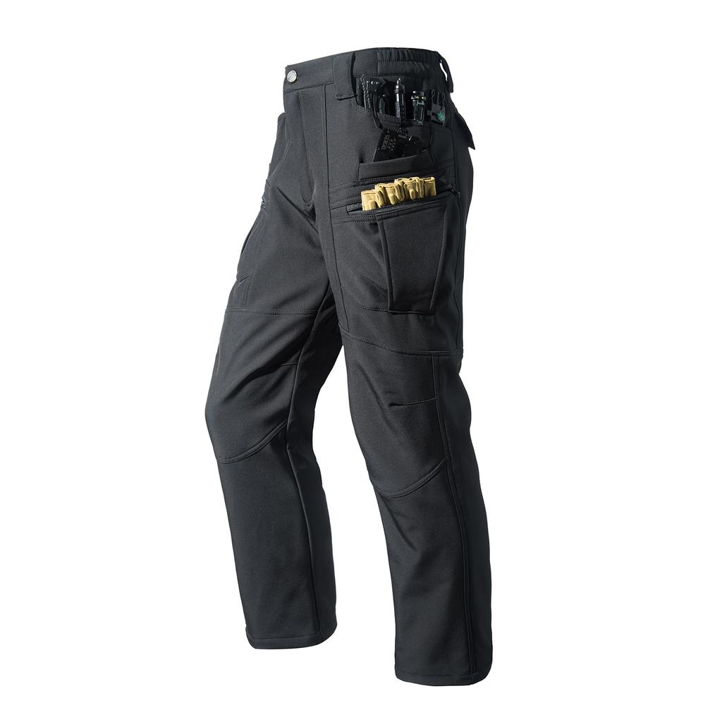 Herren Arbeitshose Outdoor Arbeit Angeln Camping Wasserdicht Verschleißfest Mehrfach-Taschen Arbeitshose (Gürtel nicht enthalten)