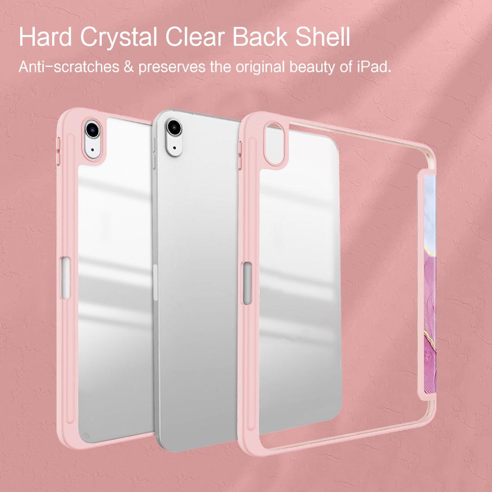For iPad A16 11 Inch Case iPad 11th Cover with Pencil Holder for iPad 10th 11th Generation Case Auto Sleep Wake iPad (A16)