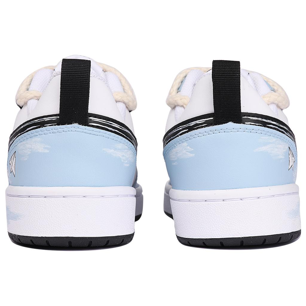 Nike Court Borough Low 2 Low top Skateboard Shoes GS Blue White BQ5448-104(TeamThree- )