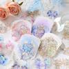 Zaomao Peony Wings Large PET Sticker Pack for Journal DIY & Collage