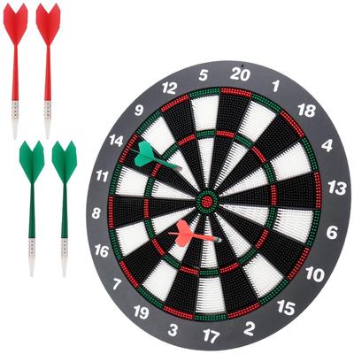 Nasmate Soft Rubber Darts Set (6 Soft Tips), Tabletop/Wall-Mountable, Perfect for Home Practice, Mini Games, Home Parties, Gifts, and Events