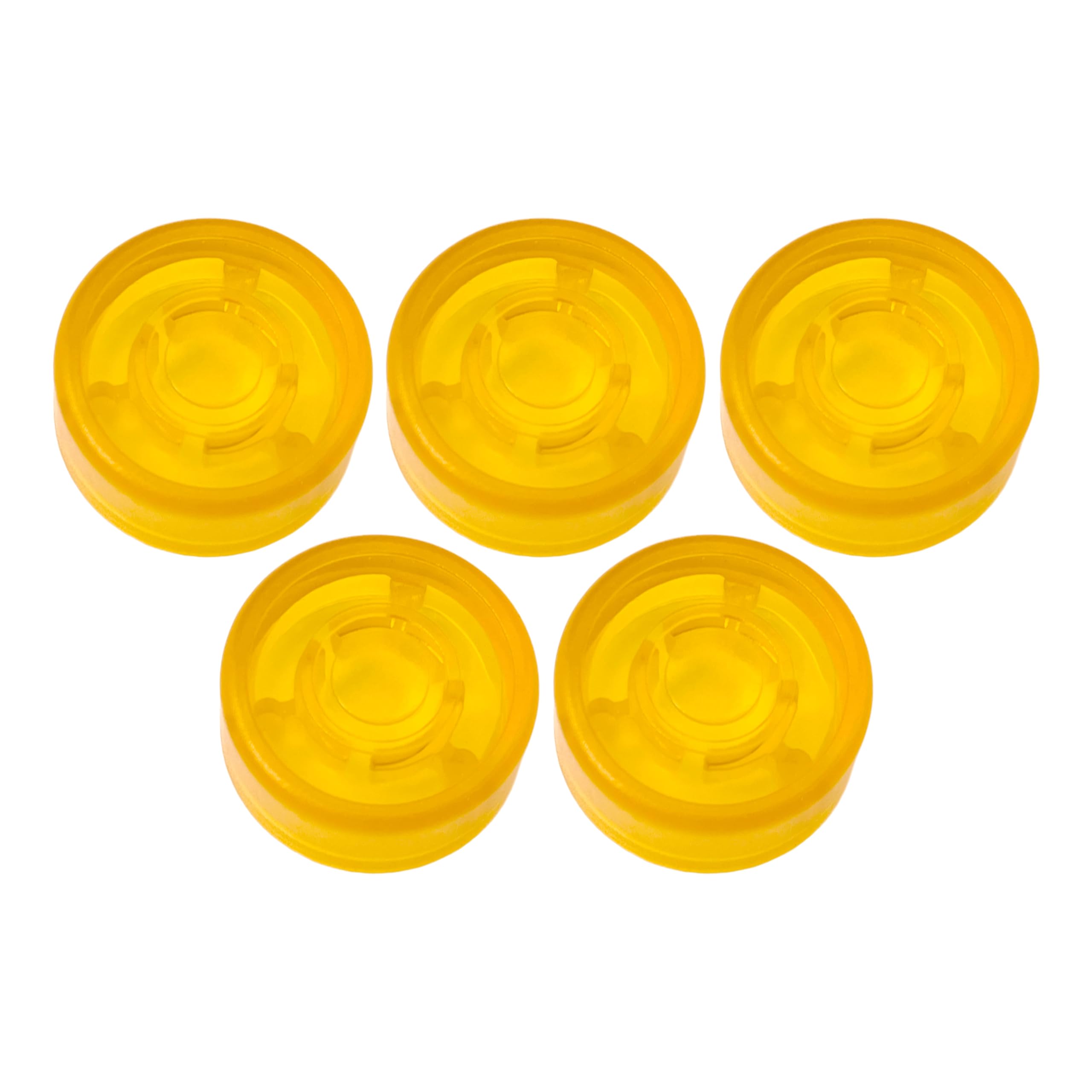 

Effector Switch Cap Hat Cover 5 Pieces Gold Yellow QONNY S