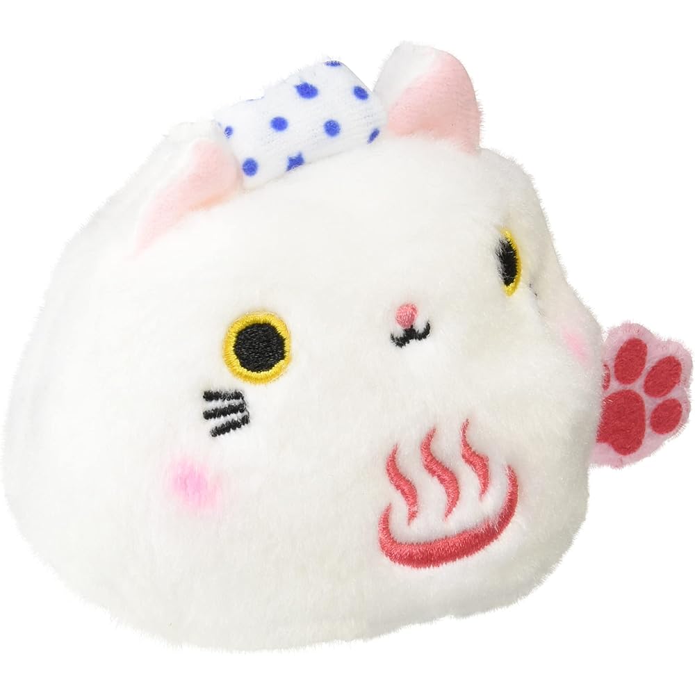 Sanei Boeki Original Cat Dumpling Plush Toy 7.5x6x7cm Animal